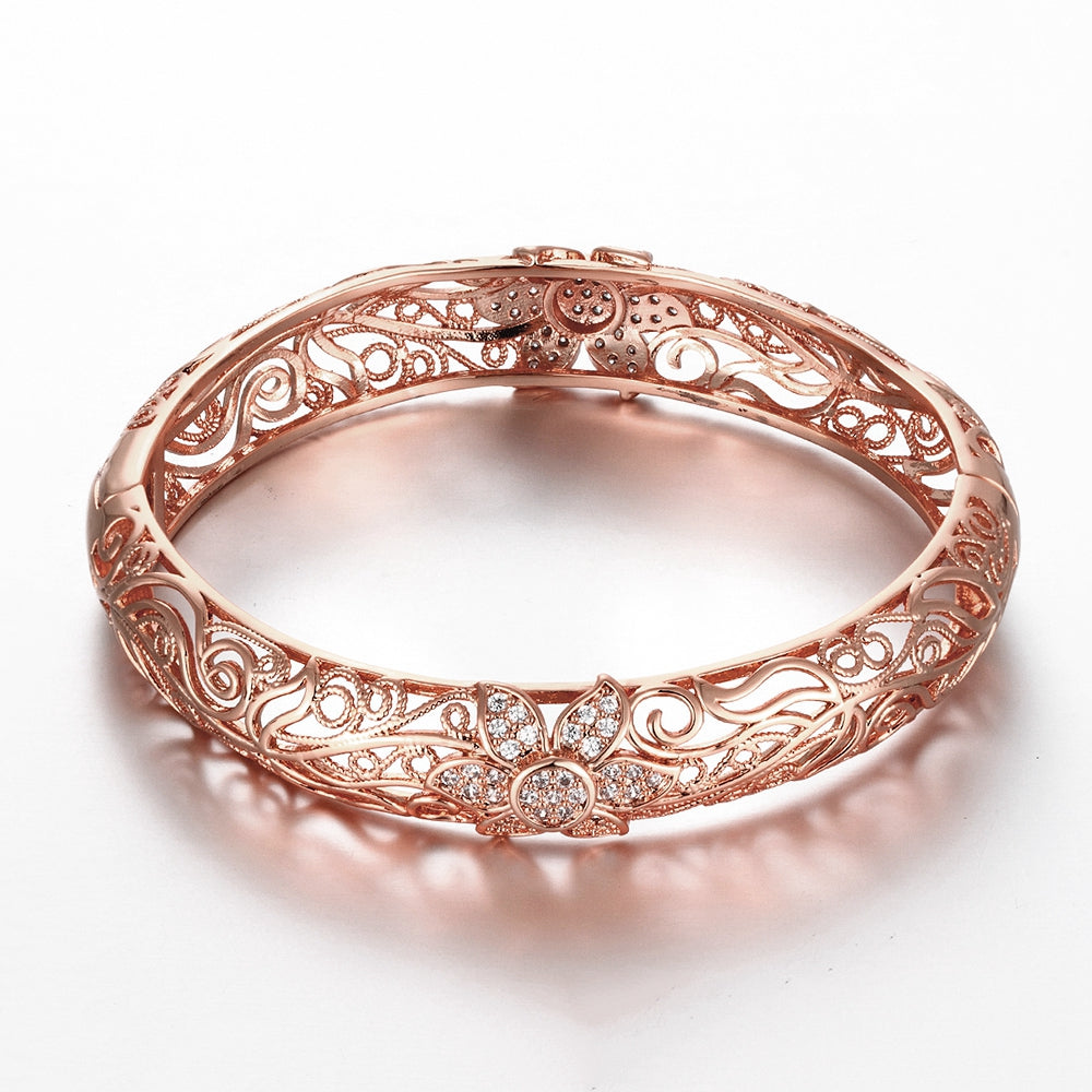 Filigree Heart Bangle